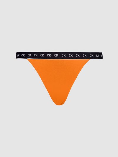 Calvin Klein Fürdőruha HU672659 | Calvin Klein Core Mono Tape Brazilian Női Bikini Alsó Narancssárga